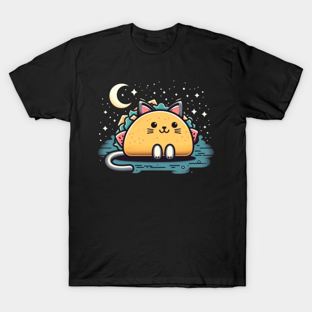 Happy Taco T-Shirt by StatusFaction